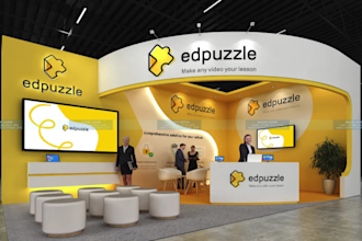 design a trade show and backdrop for your exhibition signage design