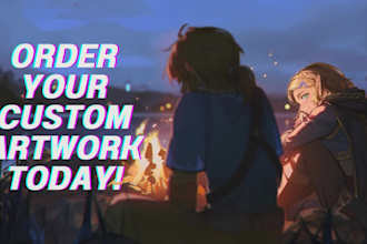 create professional custom and detailed ai artwork