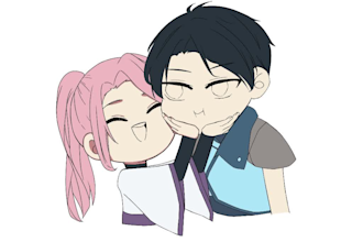 draw cute chibi couple for you