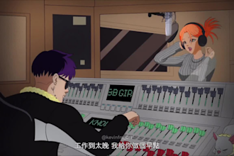 animation for a music videos in anime style