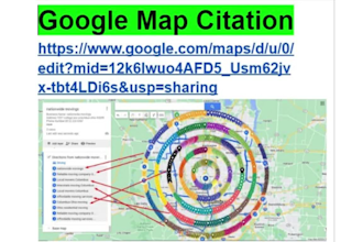 do 6000 SEO google map citation for local marketing my business