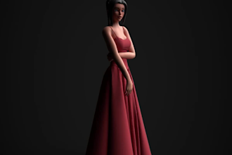create 3d character, character rigged, 3d character animation