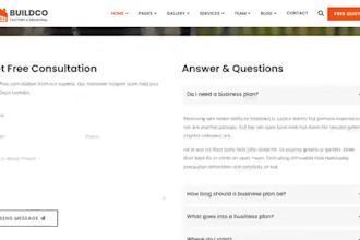 create home renovation, construction, handyman, roofing, cleaning website