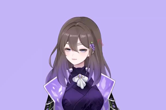 design and rig custom 2d vtuber model live2d rigging anime style commission