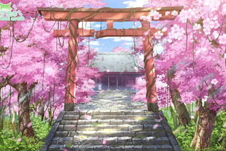 draw animated background for vtuber, streamer, twitch