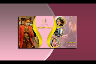 create eye catchy fb banner, web banner, youtube banner