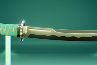 create 3d weapons from swords to guns