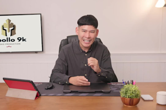 shoot spokesperson video in a natural home background