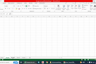 make excel file about water and sewerage design