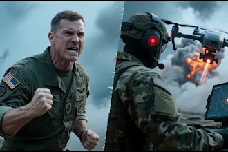 create a cinematic iconic visual ai 4k movie trailer ai short film promo video