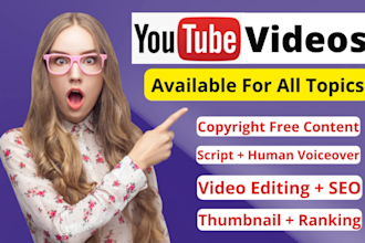 create top 10, top 5 or cash cow videos for youtube