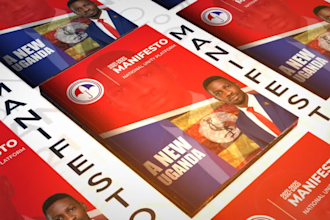 design your magazine or book promotional video