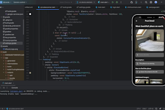 make a fully developed apple and android app using flutter