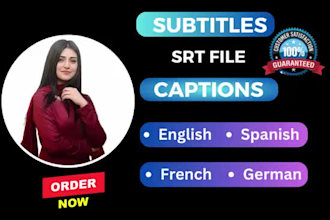 add subtitles or captions to your video, create srt or vtt files in english