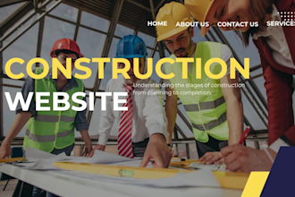 build premium construction website design construction, do contractor marketing