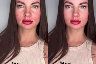 retouch portrait skin in videos for permanent makeup artists