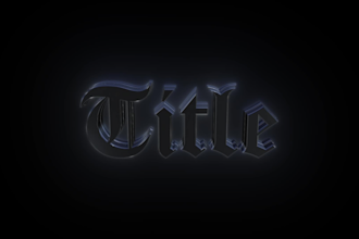 create 3d title cards