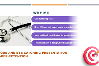 make a powerpoint presentation on medicine and business