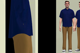 design 3d garments, fashion, 3d clothing mockups, in clo 3d and vstitcher