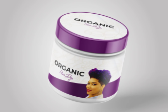 design supplement cosmetic haircare label, skin care label