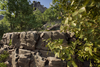 create 3d game environment, temple environment, 3d environment