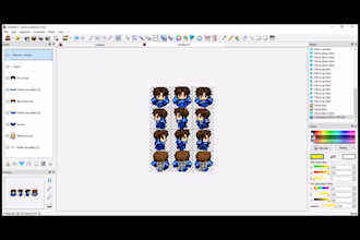 make rpg maker character sprites for your game or project