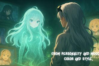 create custom ai character art  from your idea or photo