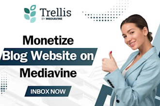 design and approve your blog website with mediavine, google adsense, ezoic
