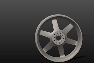 design car and bike rims on cad, or automotive wheel designer
