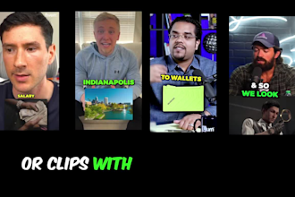 repurpose and edit your long videos into short form content or clips