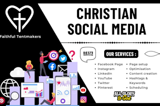 manage your christian facebook and social media for church and ministry