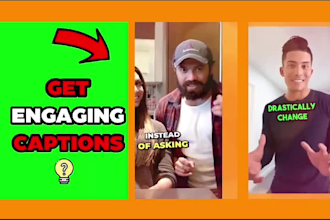 create engaging videos for tiktok, youtube and instagram