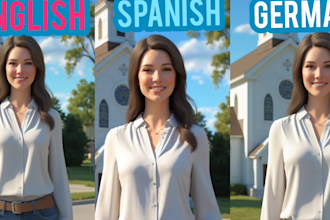 translate any video and lip sync to any language