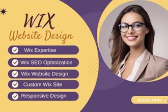 do wix website design, wix website redesign, wix landing page, flutterflow