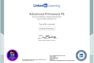 prepare schedule on primavera p6 or microsoft project