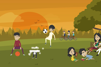 create affordable and engaging 2d animated stories for kids youtube channel
