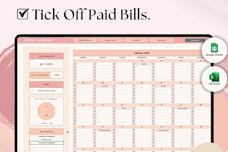 do custom excel, google sheet, german spreadsheet dashboard, tracker, template