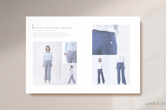 design catalog, magazine, booklet and look book in indesign