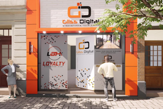 do 3d signage design, shopfront, branding, and all signages