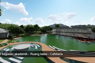 do 3d model and video render for architectural and landscape visualization