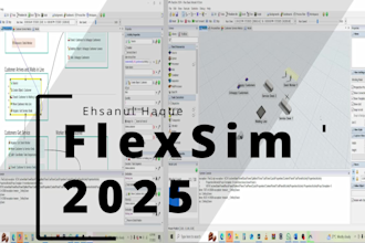 create fundamental simulation modeling using flexsim