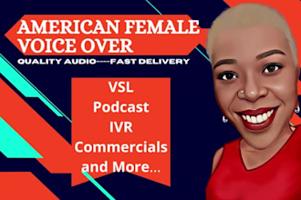 record an american female voiceover