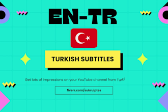 add turkish subtitles to your youtube videos