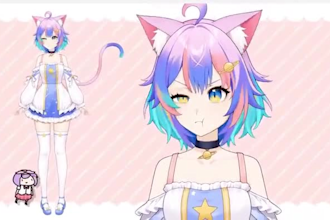 custom 2d vtuber model, vtuber design, live2d rigging, vtuber commission, anime