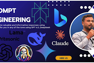 do prompt engineering for your task with chatgpt claude deepseek gemini
