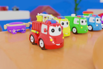 create custom 3d vehicles or cars kids animation videos