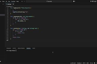 create a go cli tool for http request logging and filtering