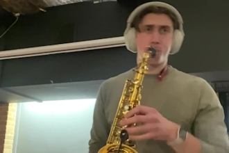 do remote recordings, screaming solos, and everything saxophone