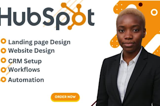 setup hubspot CRM hubspot website hubspot landing page