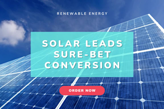 be media buyer as facebook ads specialist to get solar leads